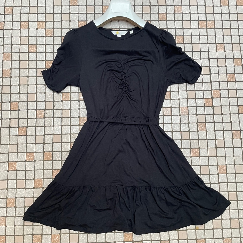 Boden Black A-line Mini Dress 6P